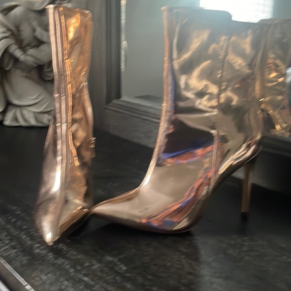 So Me Shoes - Metallic boots